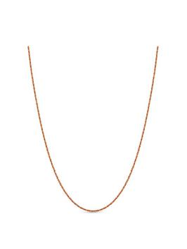 simply-silver-simply-silver-sterling-silver-rose-gold-sparking-necklace