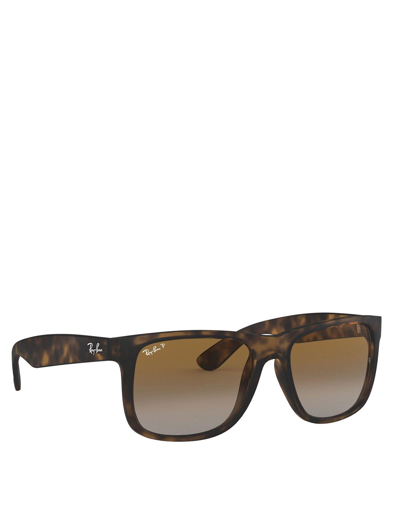 Ray-Ban Square Frame Lens Sunglasses - Tortoise 
