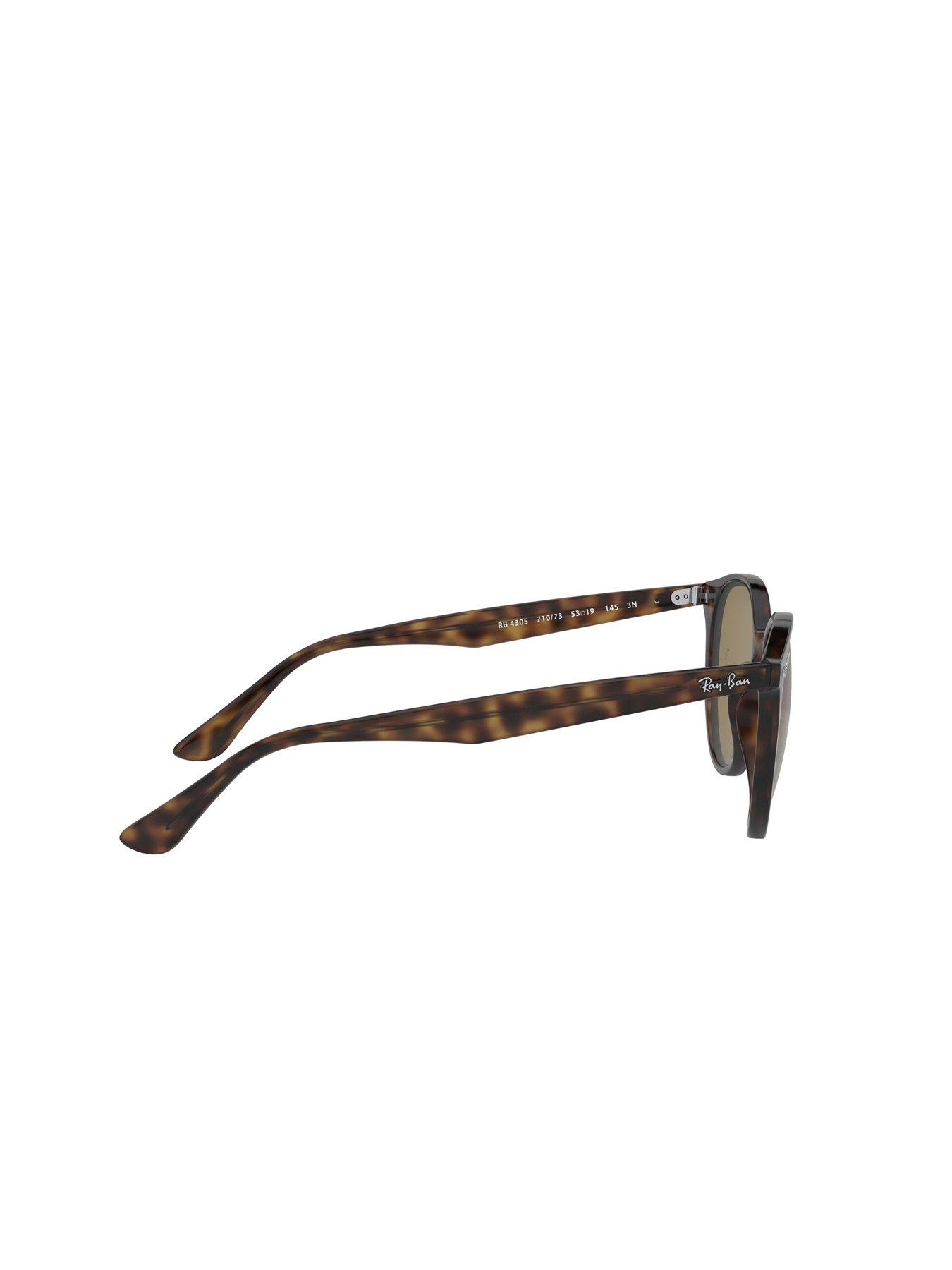 Image 2 of 3 of Ray-Ban Round Tortoise Frame Sunglasses - Brown