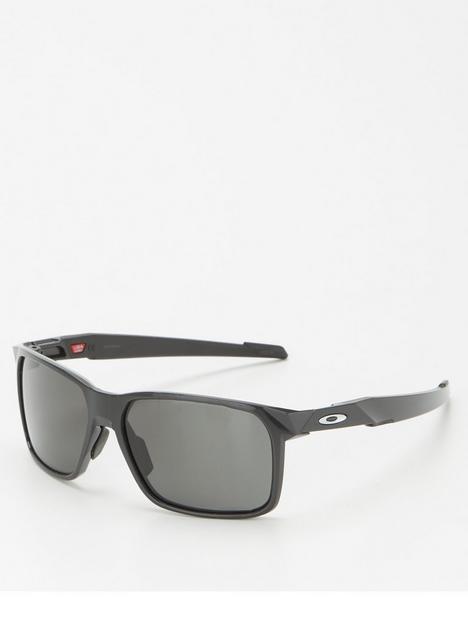 oakley-rectangular-framenbspsunglasses-black