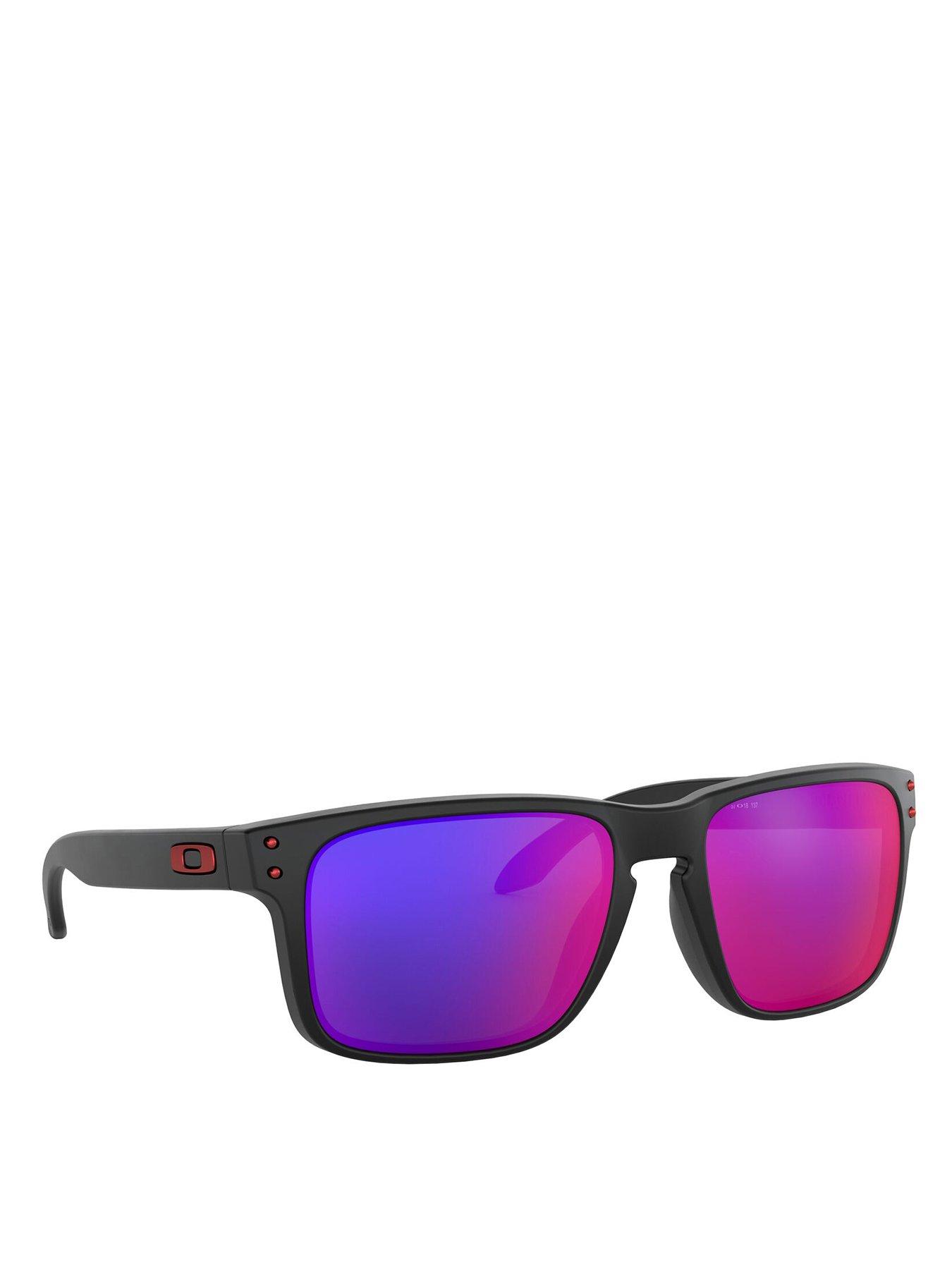 Oakley Rectangle Black Frame Sunglasses - Black