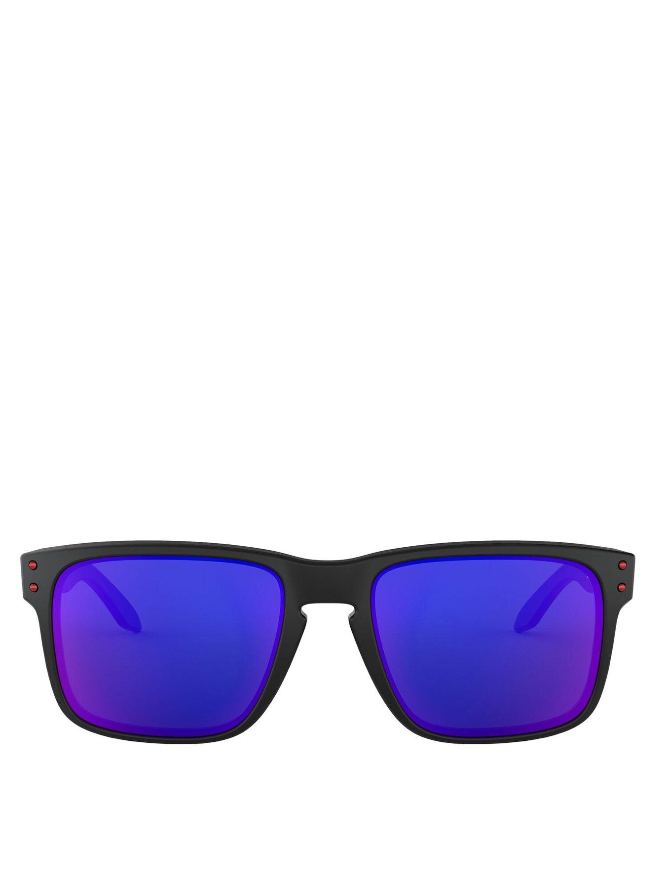 Image 3 of 3 of Oakley Rectangle Black Frame Sunglasses - Black