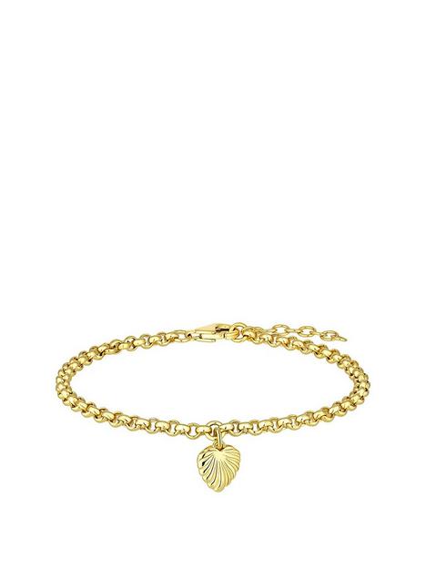 simply-silver-gold-plated-sterling-silver-heart-shell-bracelet