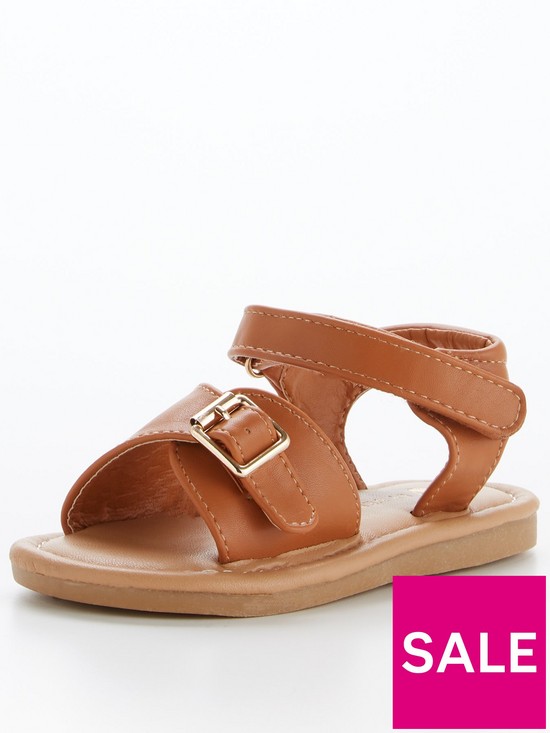 stillFront image of v-by-very-younger-girls-buckle-sandals-tan