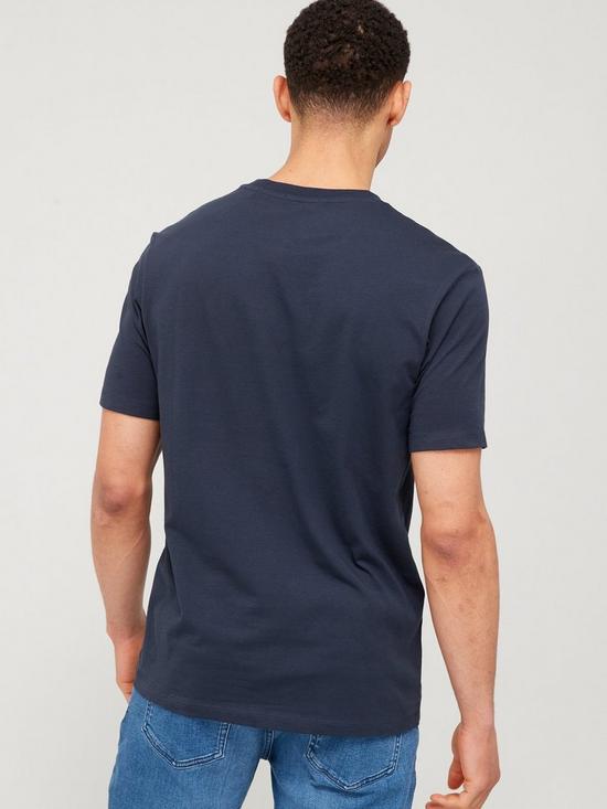 stillFront image of hugo-dulivio-regular-fit-t-shirt-dark-blue