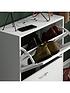  image of vida-designs-bree-2-drawer-shoe-cabinet