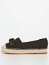  image of v-by-very-extra-wide-maya-fit-bow-espadrille-black