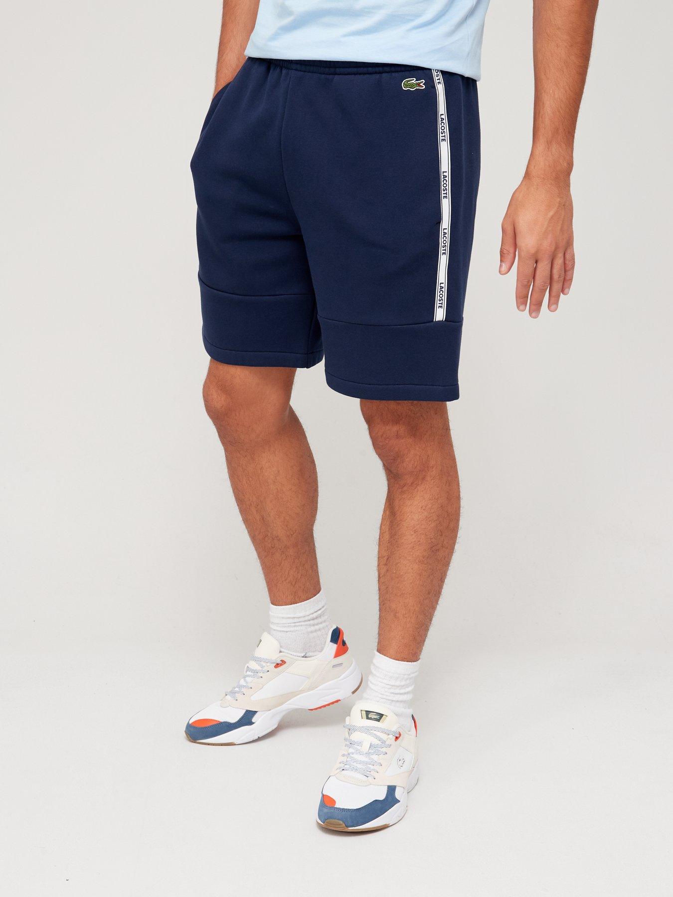 mens lacoste jersey shorts