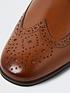  image of river-island-wide-fit-lace-up-brogue-derby-shoes-brown