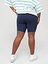  image of v-by-very-curve-2-pack-cycling-shorts-navynude