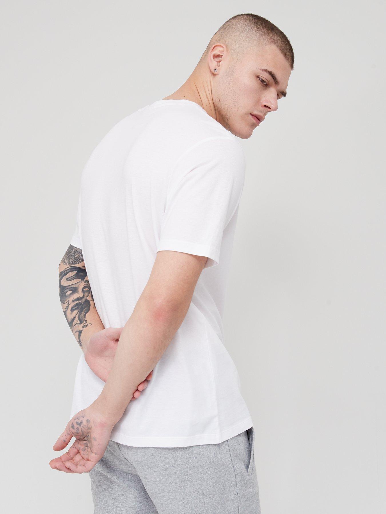 Image 2 of 4 of HUGO Dero Small Logo T-Shirt - White