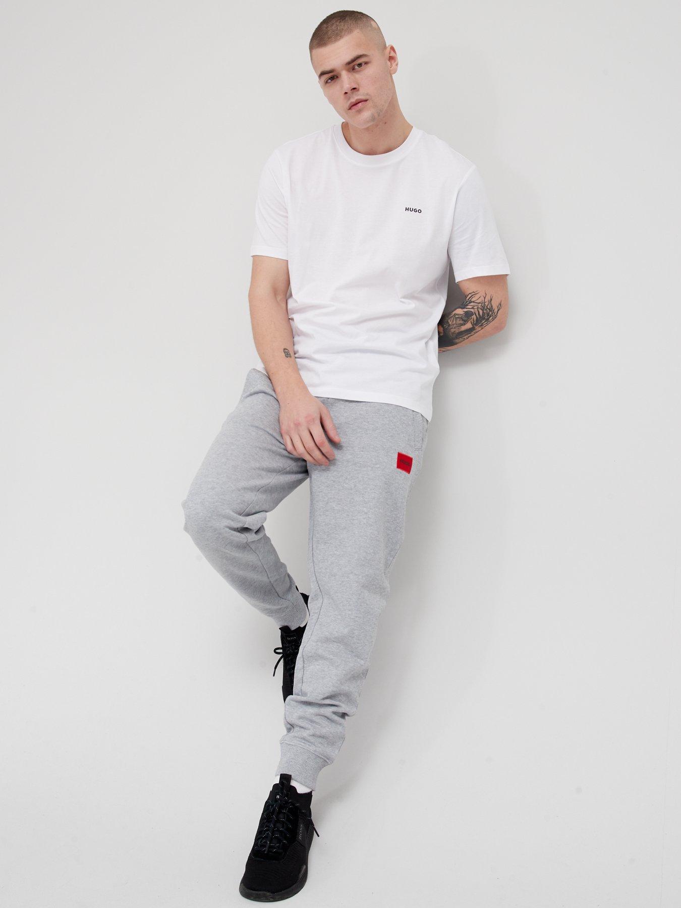 Image 3 of 4 of HUGO Dero Small Logo T-Shirt - White