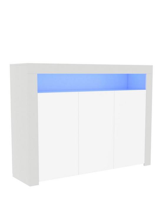 stillFront image of vida-designs-nova-3-door-led-sideboard