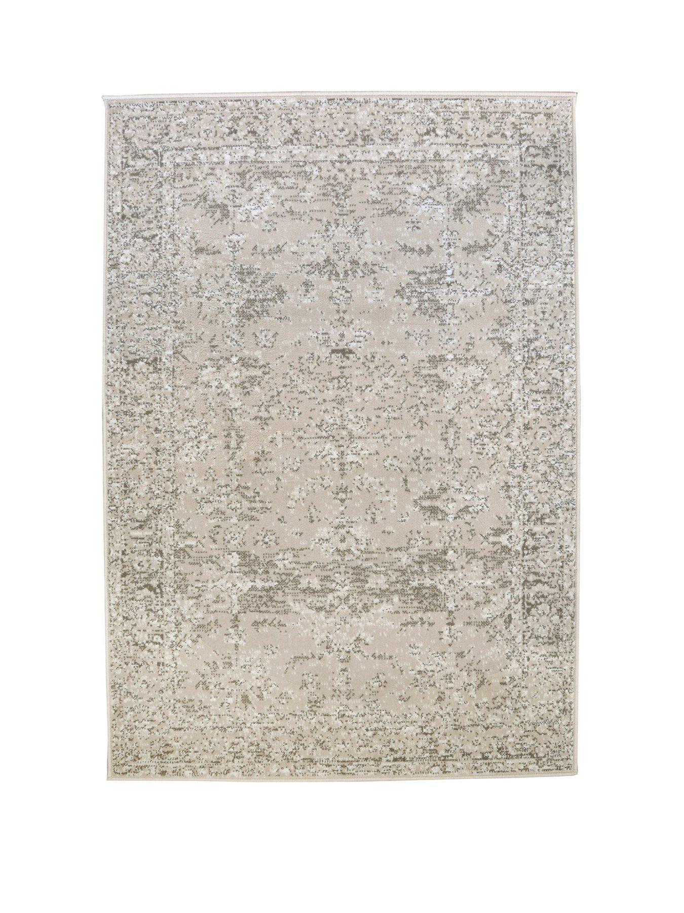 Product photograph of Maestro Cream Rug from very.co.uk