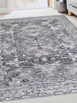 Product photograph of Very Home Maestro Grey Rug from very.co.uk