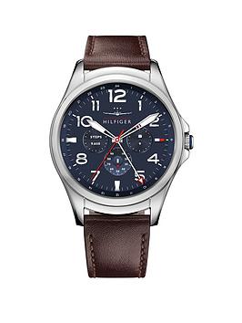 tommy-hilfiger-brown-strap-smartwatch