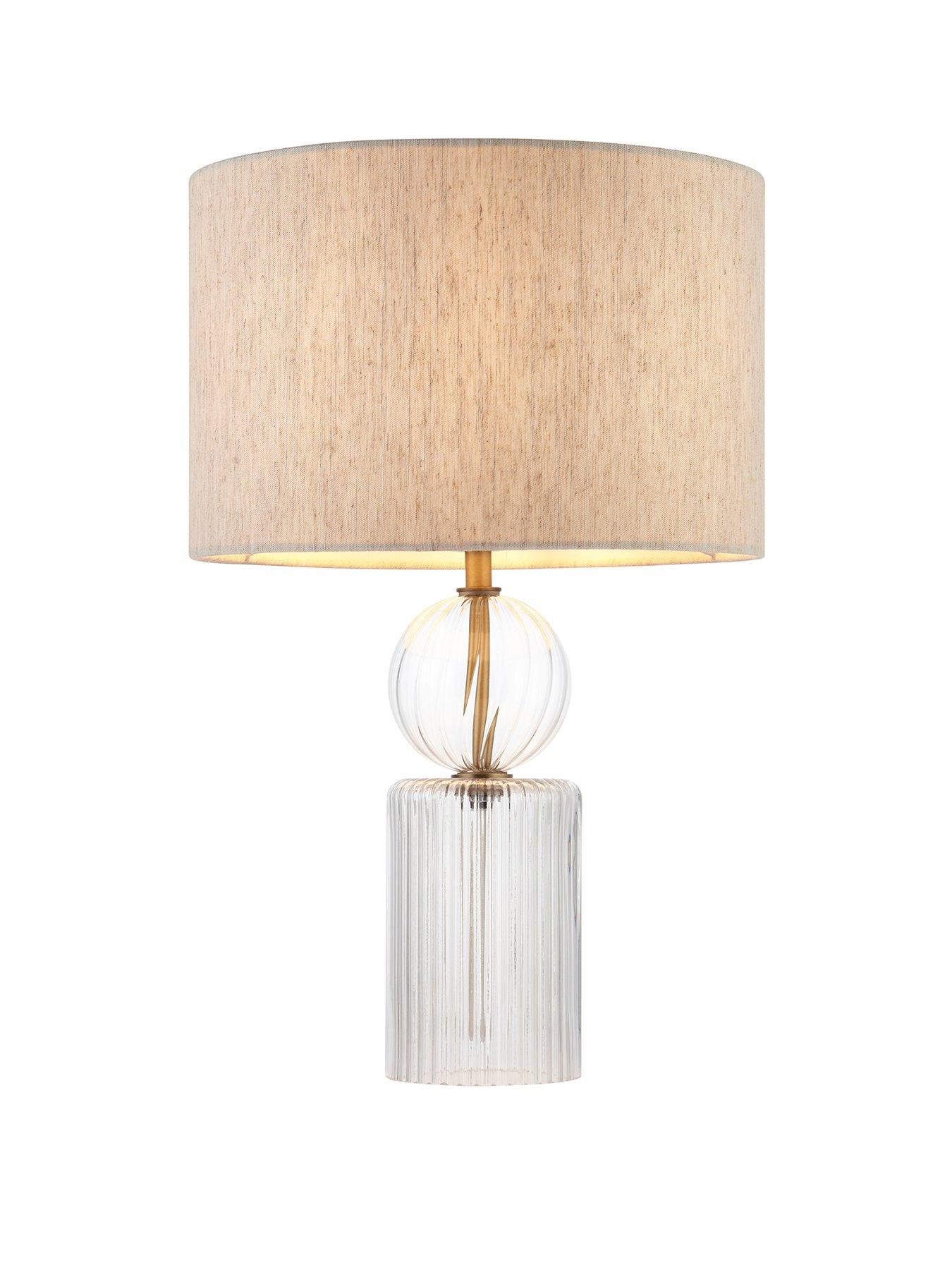 Product photograph of Clarice Table Lamp from very.co.uk
