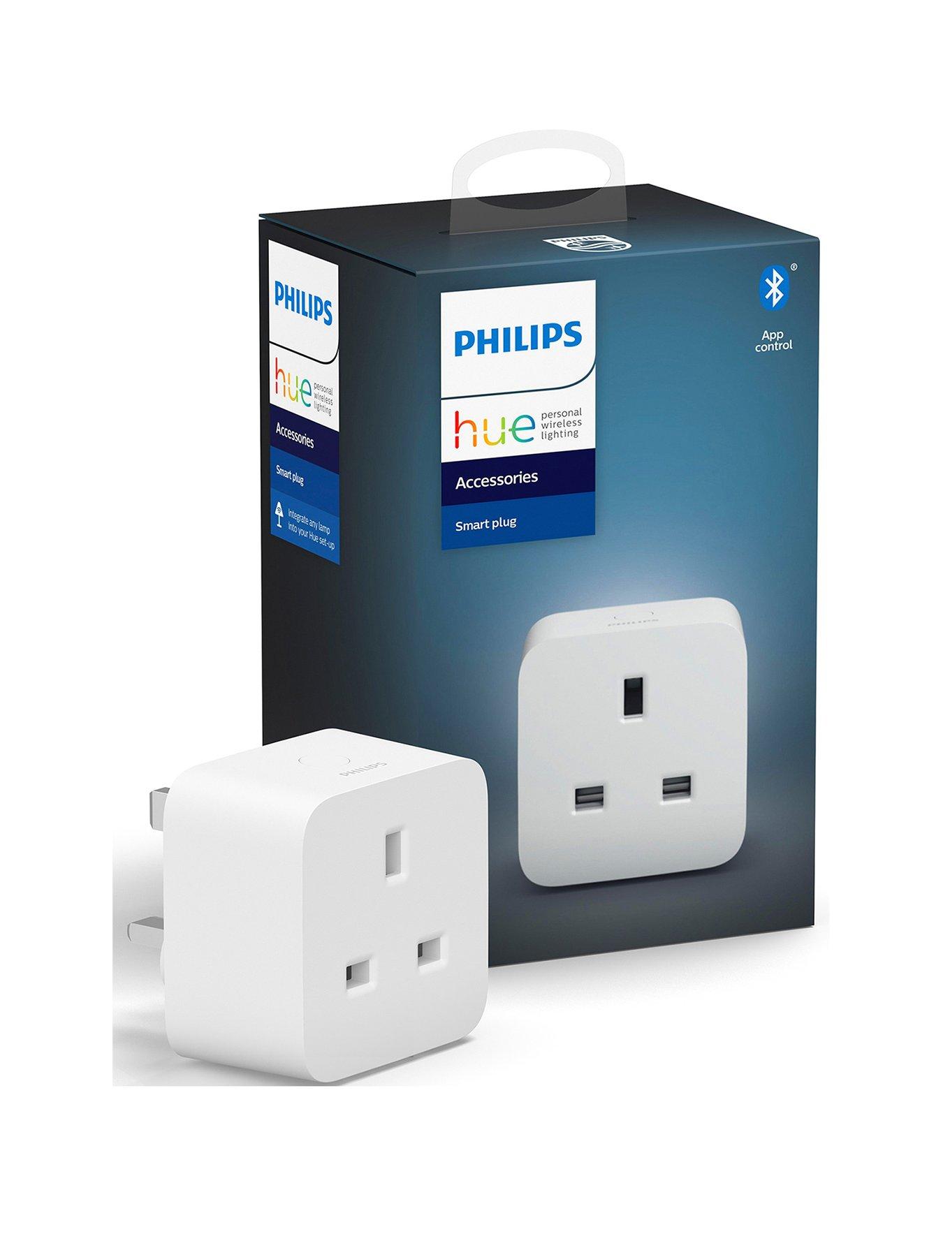 Product photograph of Philips Hue Hue 1x Smart Plug Uk from very.co.uk