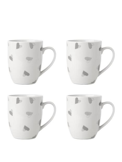sabichi-watercolour-hearts-set-of-4-mugs