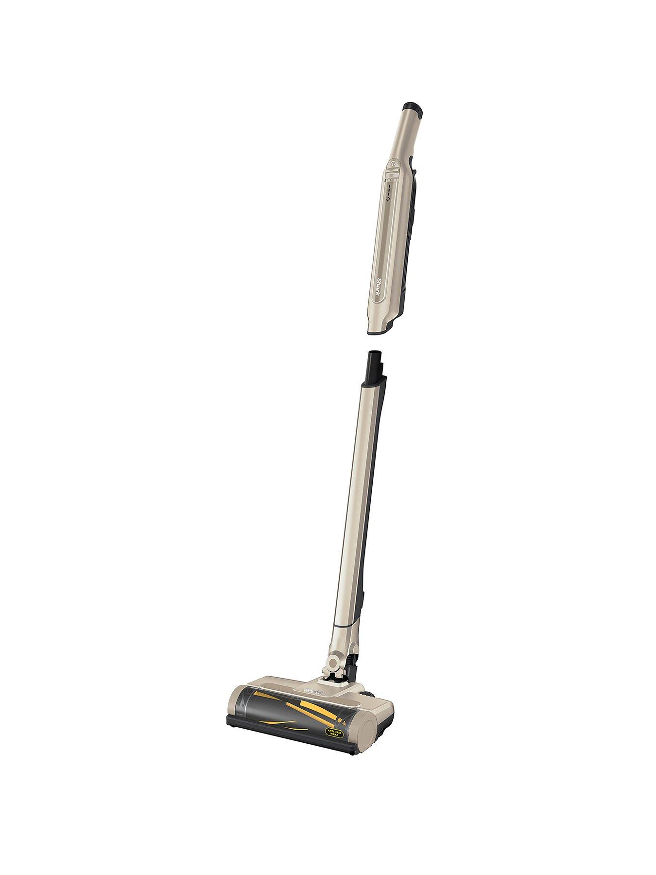 Product photograph of Shark Wandvac System 2-in-1 Cordless Vacuum Cleaner With Anti Hair Wrap Single Battery Gold Wv361gduk from very.co.uk