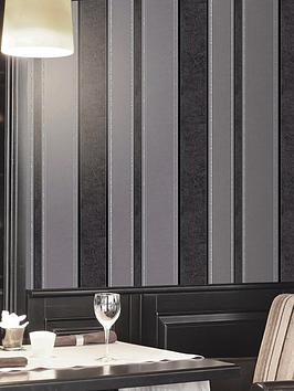 fine-dcor-mallory-stripe-midnight-striped-glitter-wallpaper