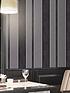 fine-dcor-mallory-stripe-midnight-striped-glitter-wallpaperfront
