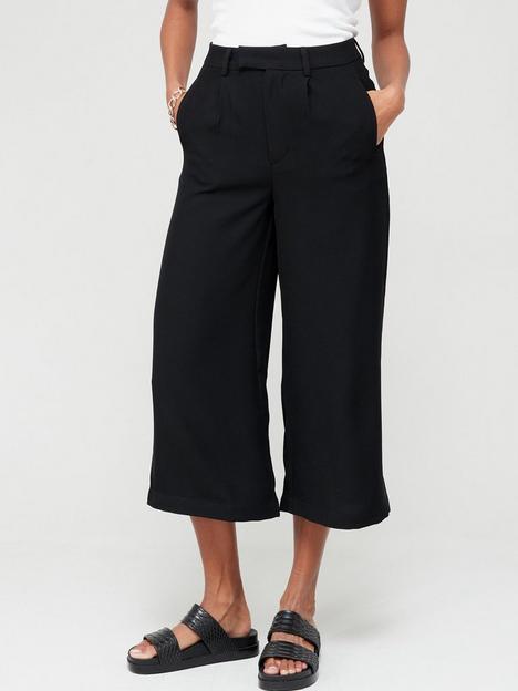 v-by-very-soft-tailored-culotte-trouser-black
