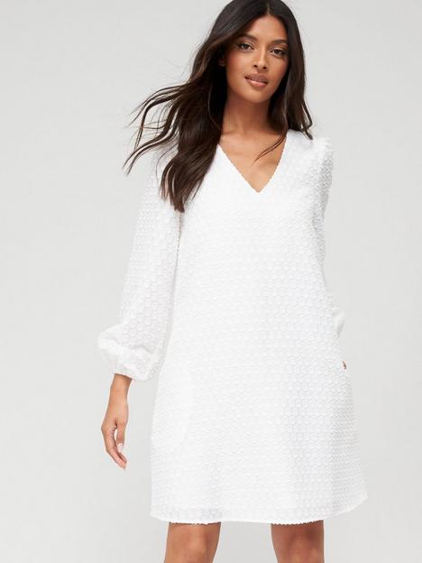 v-by-very-swing-dress-with-pockets-white