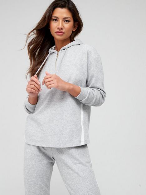 v-by-very-side-stripe-zip-hoodie-grey-marl