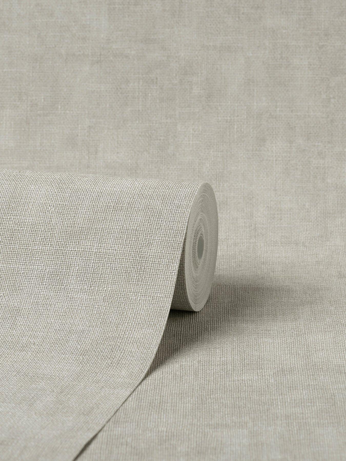 Image 3 of 4 of Fine Decor Milano Hessian Wallpaper - Stone