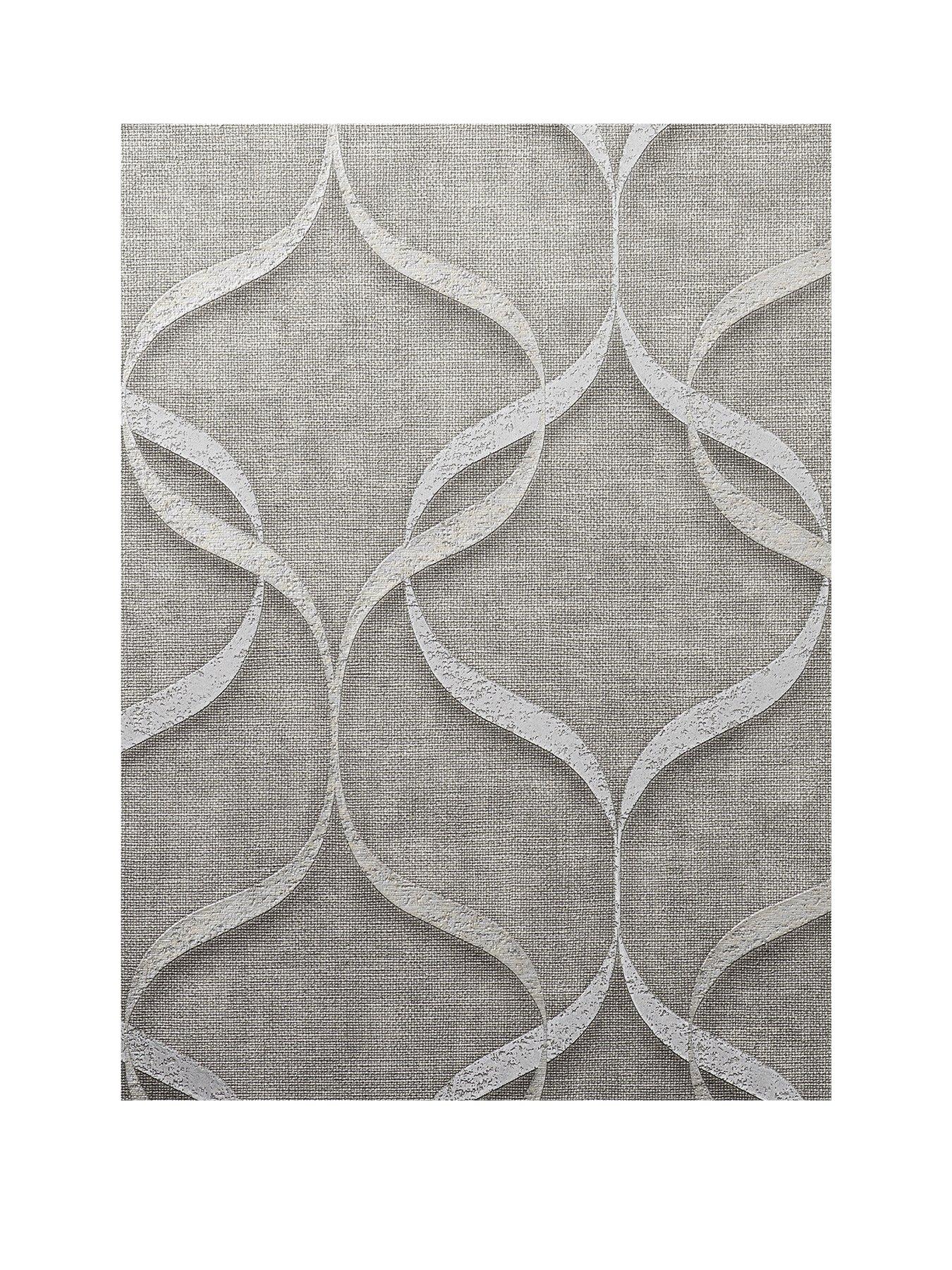 Image 2 of 5 of Fine Decor Milano Wave Wallpaper - Grey