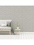  image of fine-dcor-milano-wave-wallpaper-grey