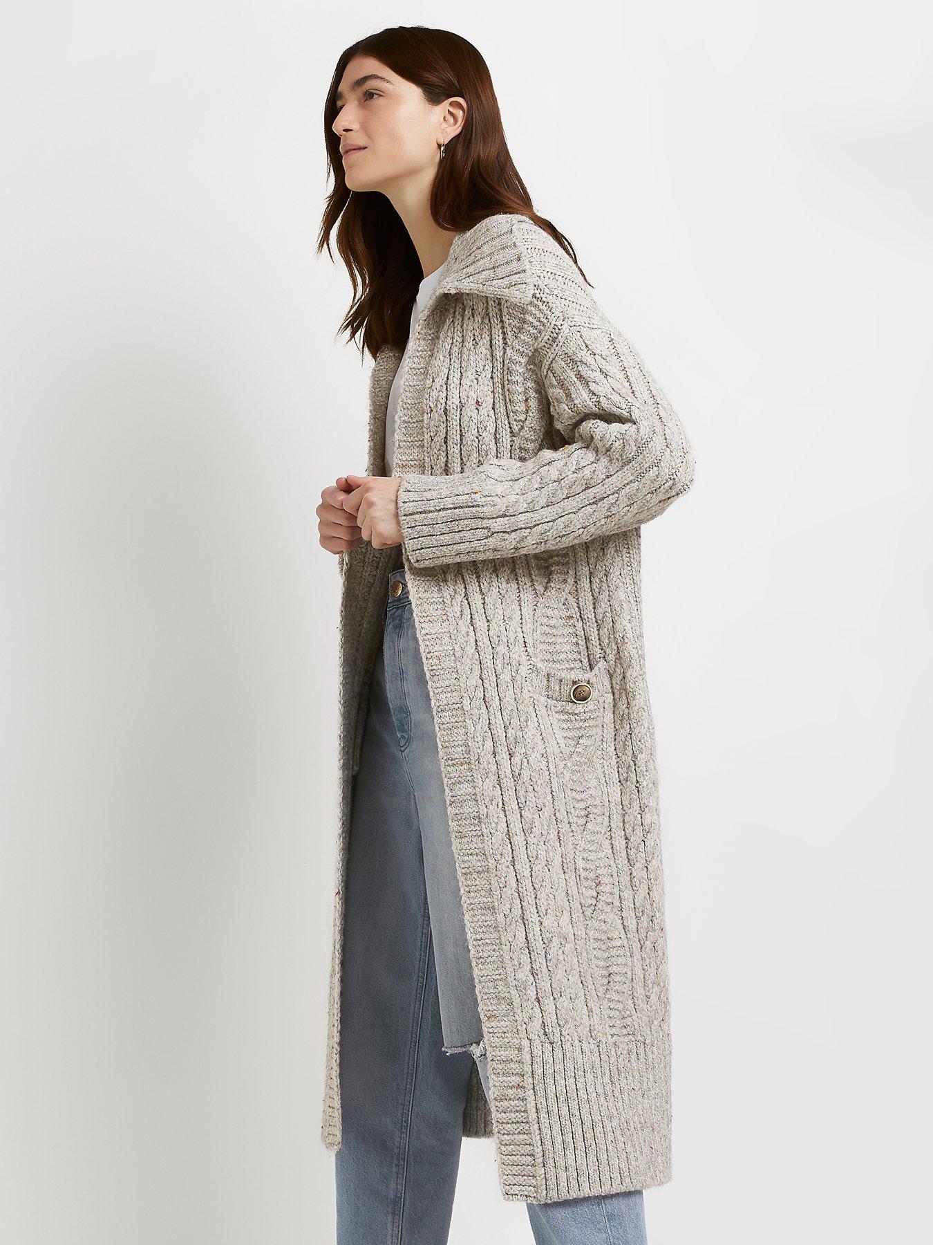cable knit duster