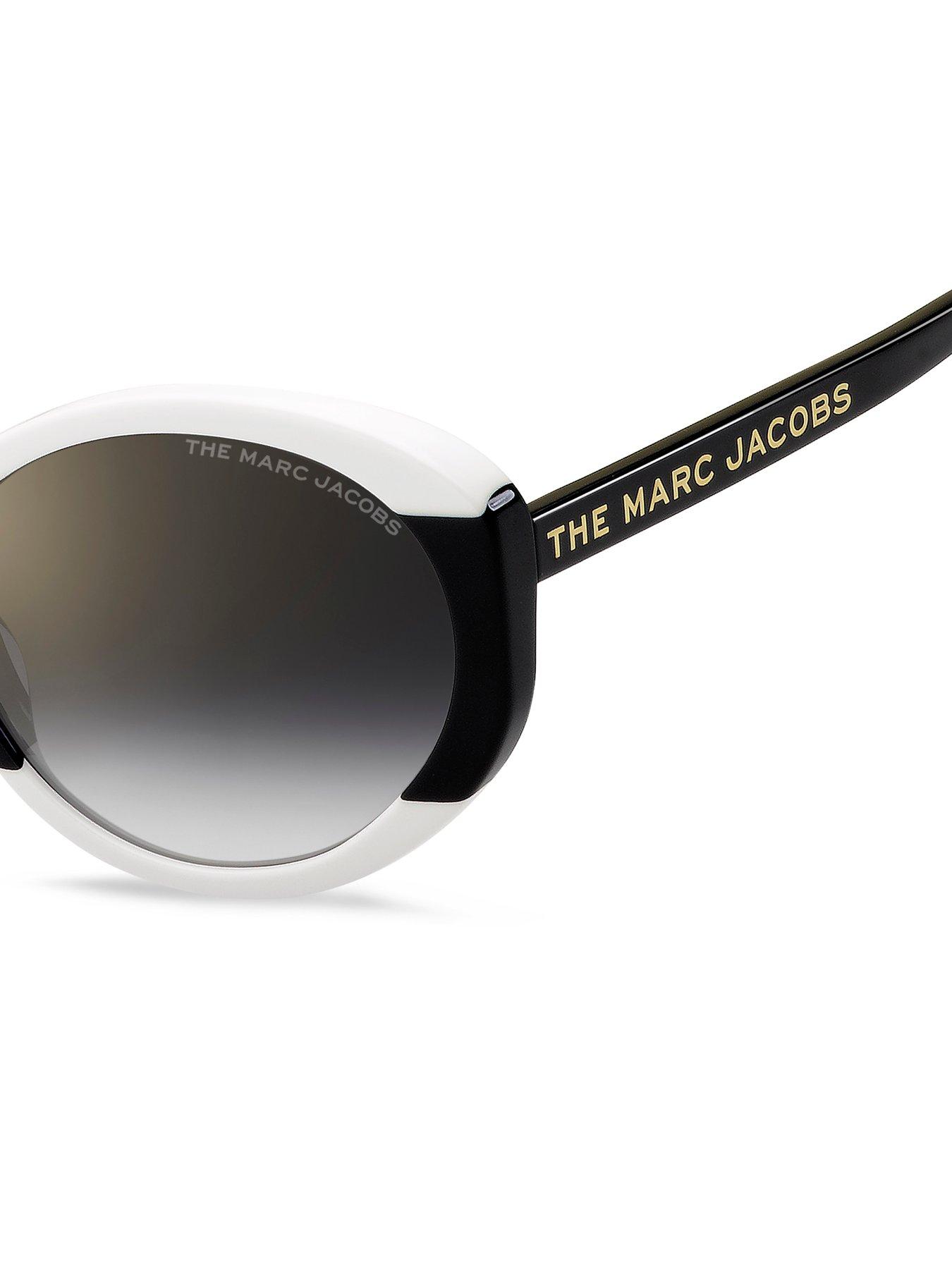 Women Round Oval Sunglasses - Black