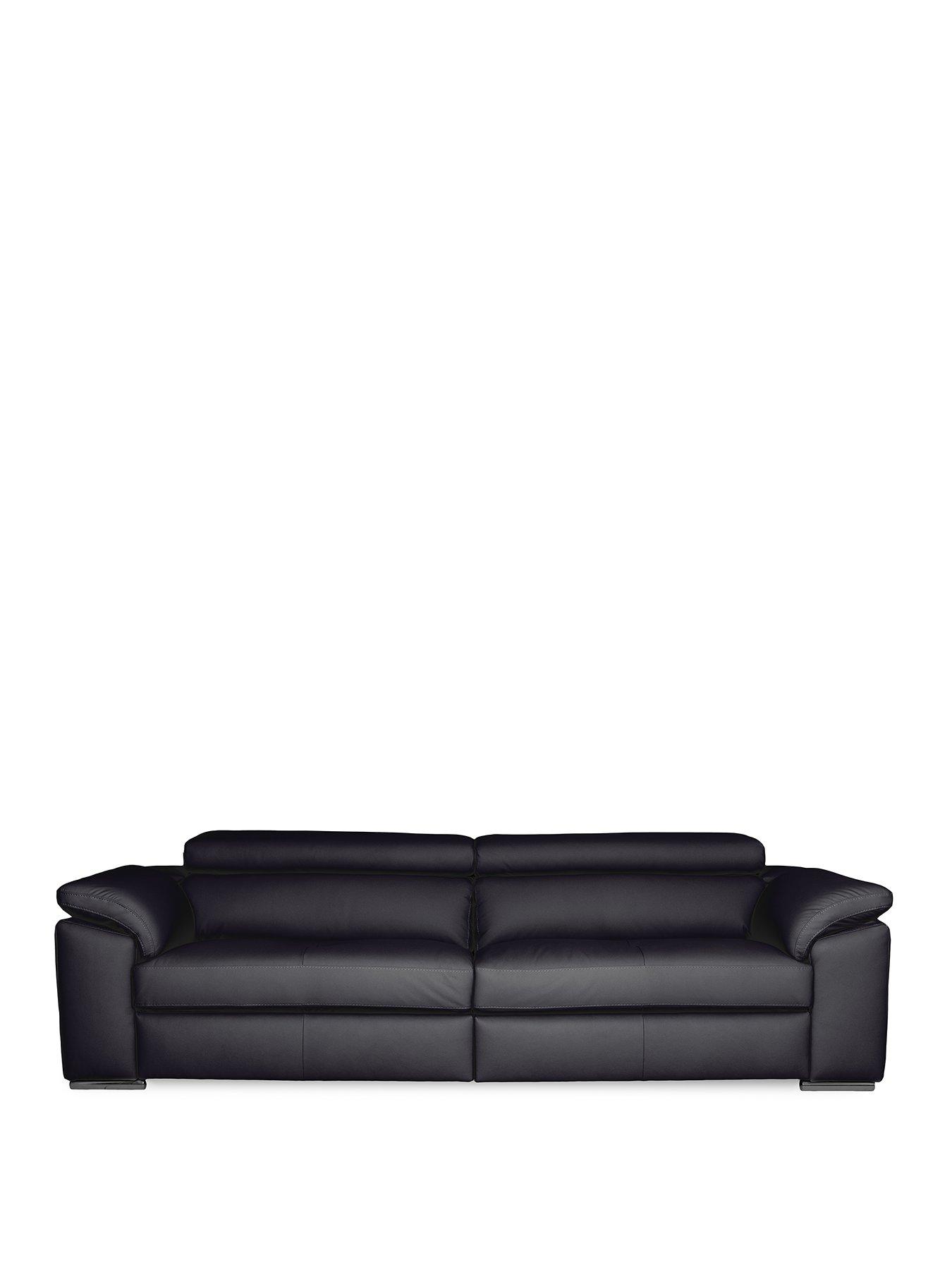 undefined Brady Premium Leather 4 Seater Sofa - FSC® Certified