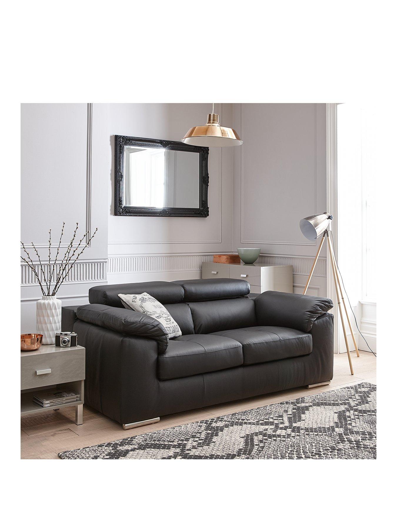 Image 2 of 6 of Very Home Brady Premium Leather&nbsp;4 Seater Sofa&nbsp;- FSC&reg; Certified