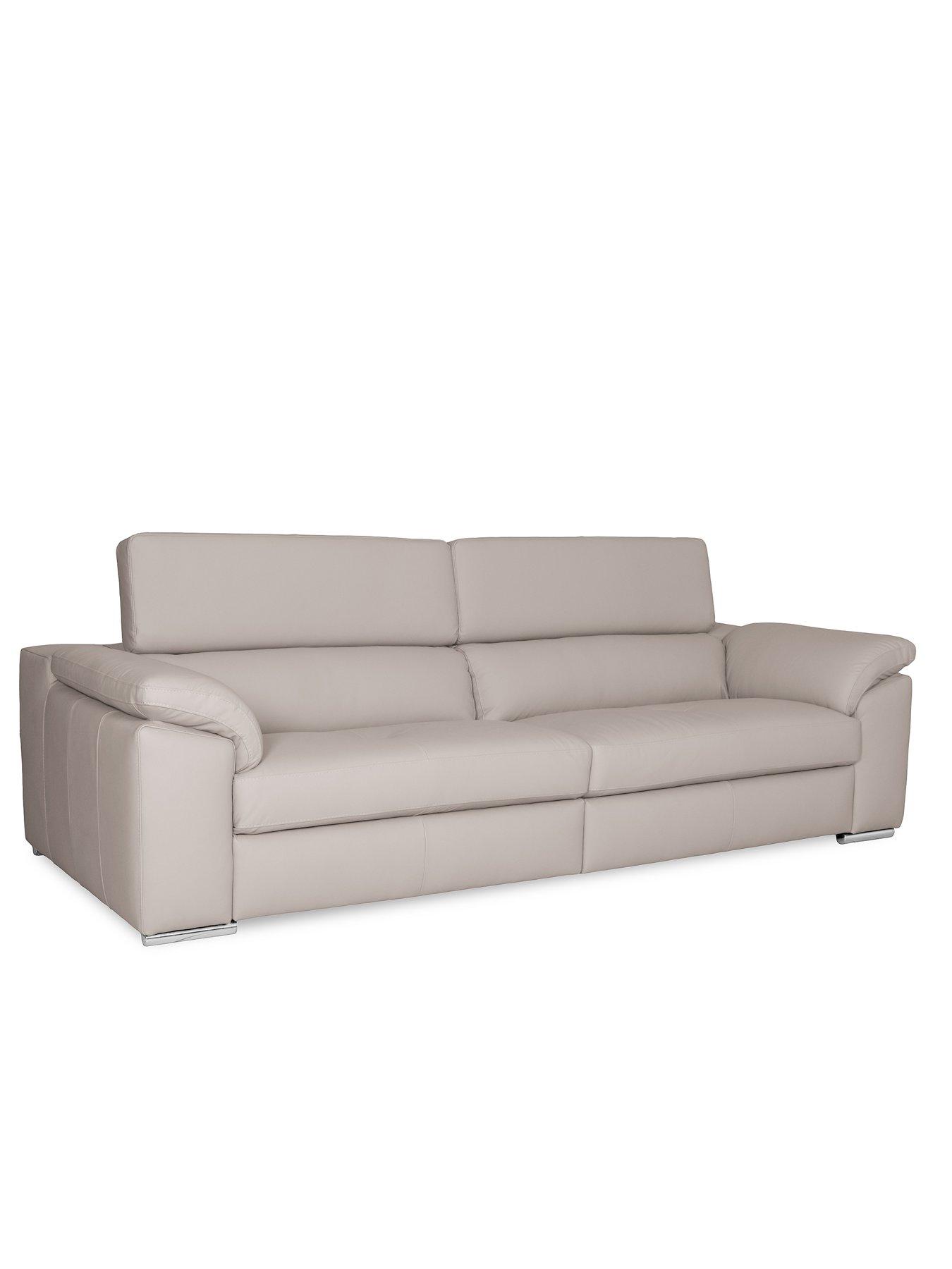 Image 3 of 6 of Very Home Brady Premium Leather&nbsp;4 Seater Sofa&nbsp;- FSC&reg; Certified