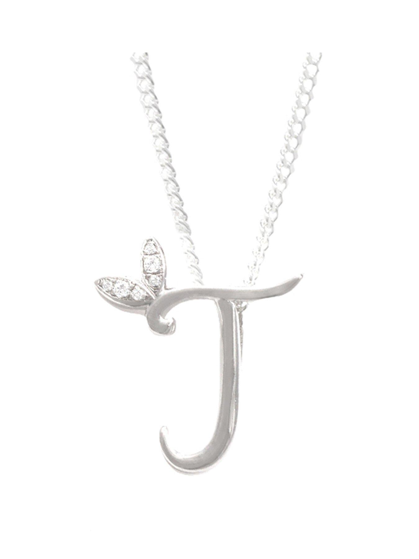 Say It With Winged Initial Necklace