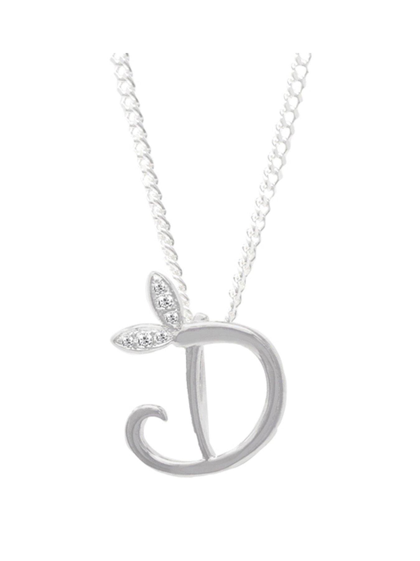 Say It With Winged Initial Necklace