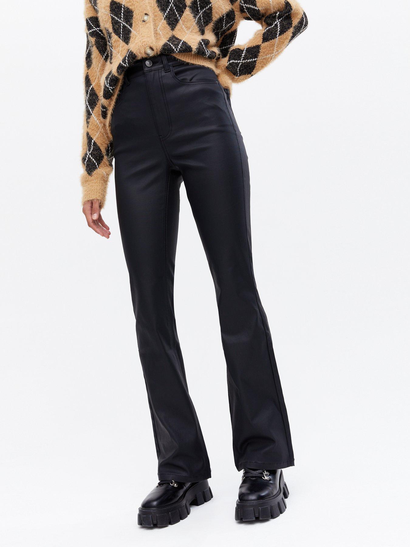 Jeans Carly Coated Flare - Black