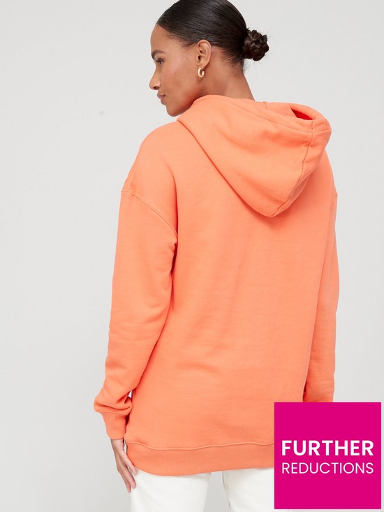 stillFront image of v-by-very-essential-oversized-hoodie-coral