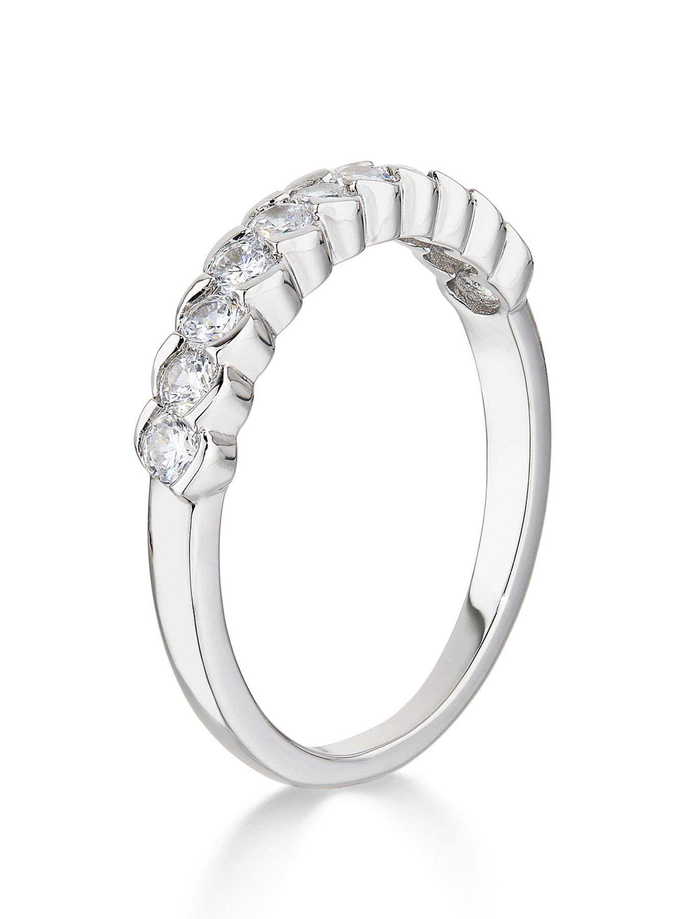 Image 2 of 6 of Love DIAMOND 9ct White Gold 0.50ct Diamond Eternity Ring
