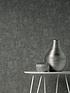  image of fine-dcor-milano-hessian-wallpaper-in-charcoal