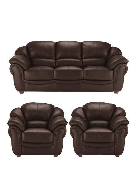 napoli-leather-3-seater-sofa-2-armchairs-set-buy-and-save