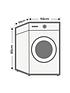  image of candy-smart-pro-csow-41063dwce-10kg-6kg-washer-dryer-1400-rpm-wifi-connected--nbspwhite-with-chrome-door