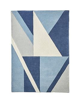 Product photograph of Rectangular Overlay Rug from very.co.uk