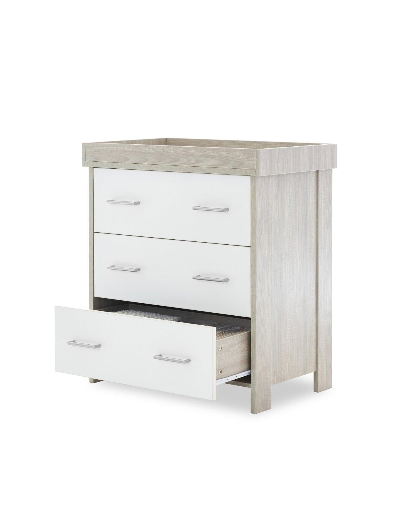 Image 4 of 5 of Obaby Nika Changing Unit - Grey Wash/White