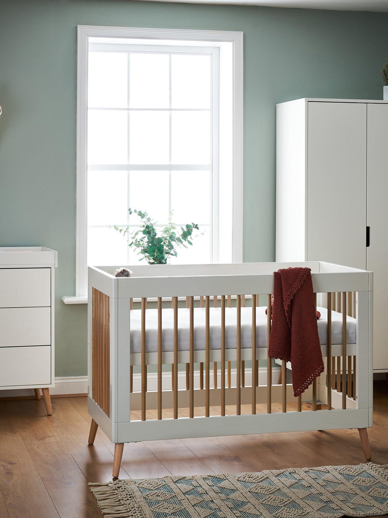 Image 1 of 7 of Obaby Maya Mini 3 Piece Room Set - White/Natural