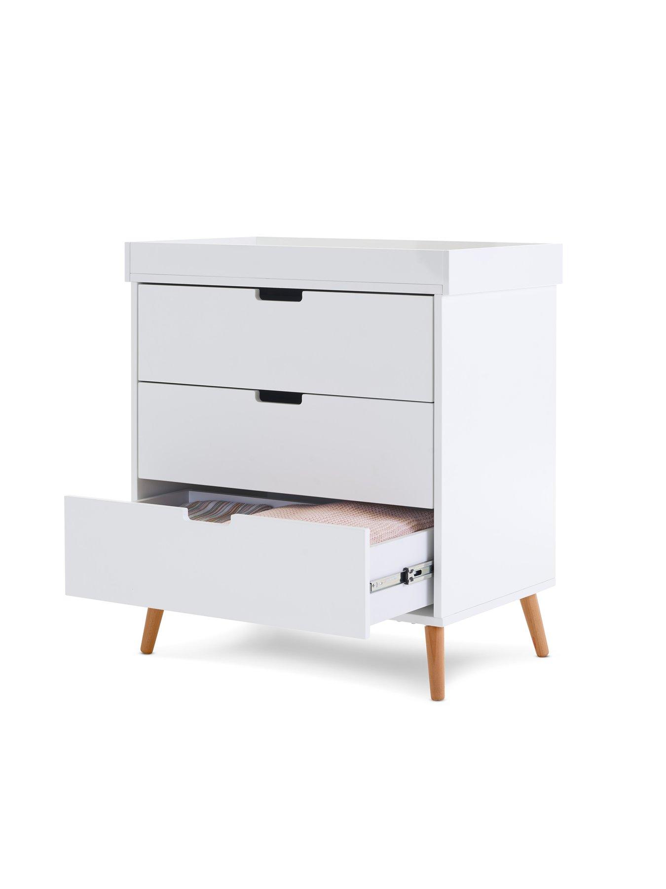 Image 6 of 7 of Obaby Maya 3 Piece Room Set - White/Natural
