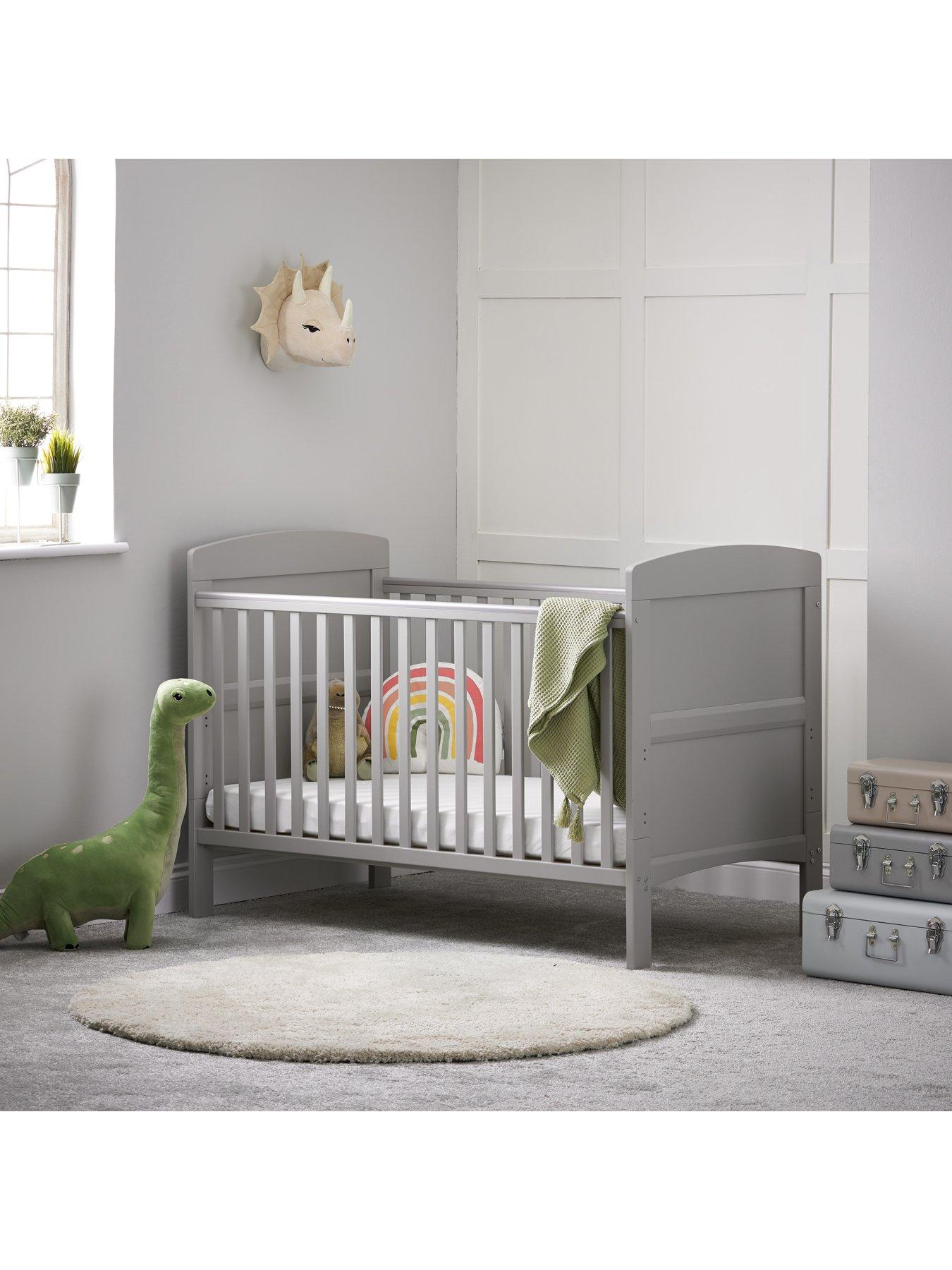 Obaby grace cot shop bed grey